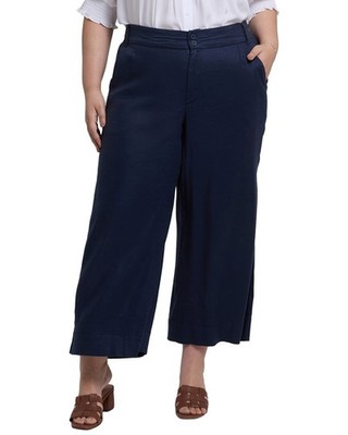 Nydj Plus Waverly Oxford Navy Trouser Jean Women's