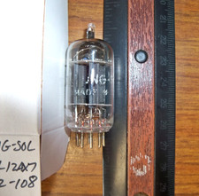 Strong TUNG-SOL Long Gray Plate Angled D Getter JTL-12AX7 / ECC83 Tube