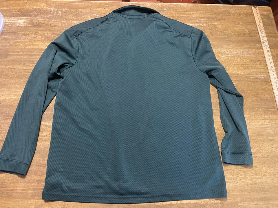 Grand Slam Shirt, Men's Size XXL, Green, Long Sleeve, Polo, 1/4 Buttons - Image 2 of 4