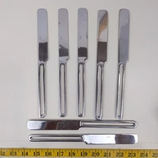 Towle Nordic Place Stainless Steel Dinner Knives Set of 8 Modern Flatware Knife 