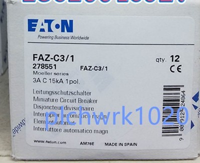 1 PCS NEW   Mini Circuit Breaker FAZ-C3/1 3A1P &ex