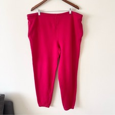 Warner Bros. Bugs Bunny Looney Tunes Vintage Sweatpants Red Embroidered Pocket