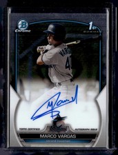 2023 Bowman Chrome #CPA-MVA Marco Vargas Prospect Autographs