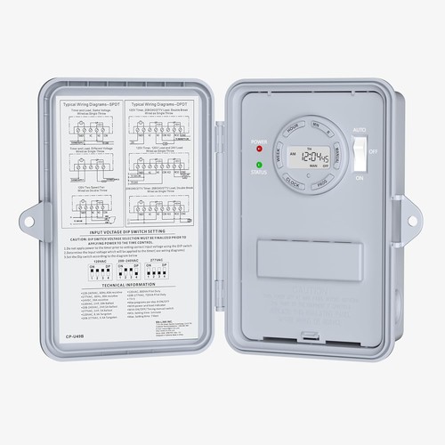 BN-LINK Pool Pump Timer Outdoor Digital Timer Box, Heavy Duty 7 Day Programmable - 第 1/9 張圖片