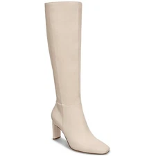 Alfani Womens Tristanne Ivory Knee-High Boots Shoes 9.5 Medium (B,M) BHFO 2287