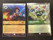 Disney Lorcana Wilds Unknown Buzz Lightyear Woody Epic Two Card 205  211