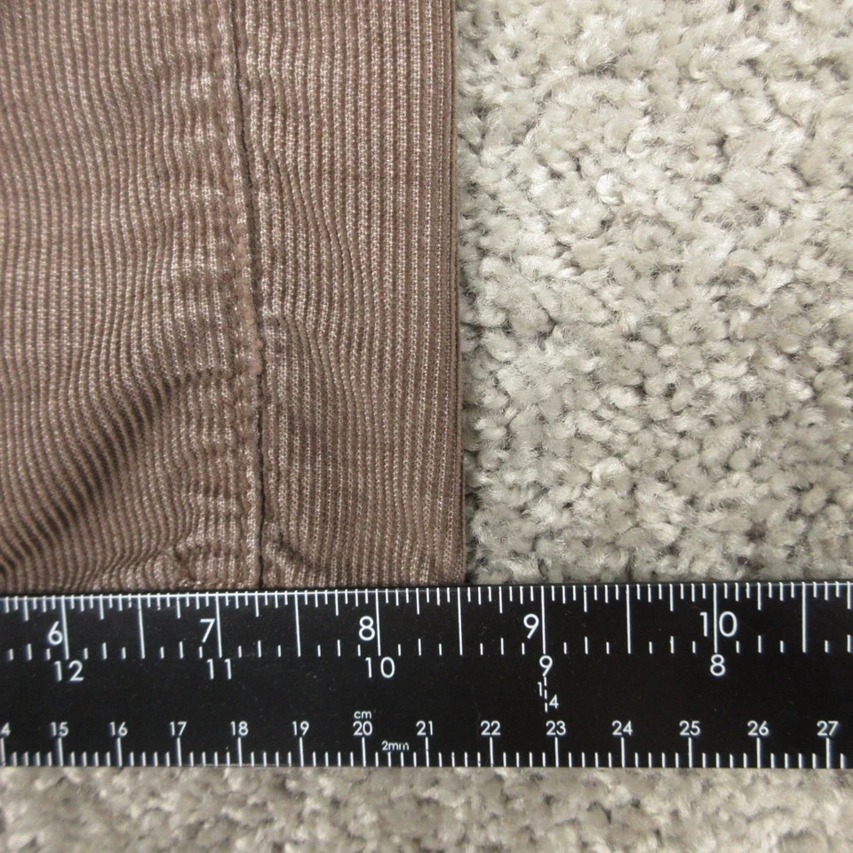 Pantalones chinos 7 For All Mankind para hombre 33x34 marrón pana estándar desteñido 5 bolsillos Foto 3 de 4