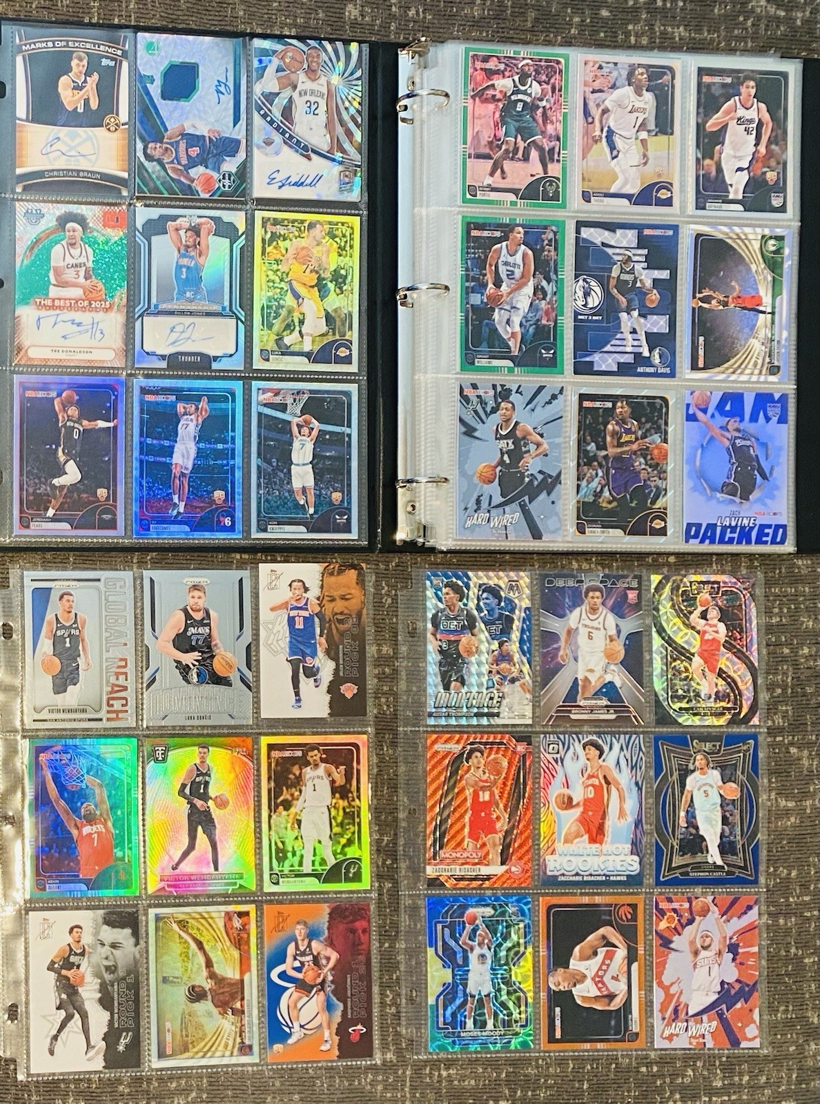 NBA BASKETBALL 153 CARD LOT AUTO AUTOGRAPH JERSEY #d ROOKIE RC PRIZM REFRACTOR view 1