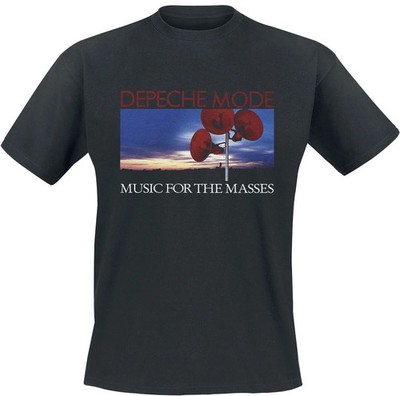Depeche Mode T-Shirt Herren Music for the masses schwarz