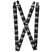 `Suspenders - 1.0`` - Plaid Weathered Black/Gray/White` (Us Import) ACC NEU