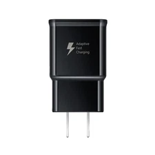 New Samsung Adaptive Charger Wall Adapter Plug For Samsung Series - Black