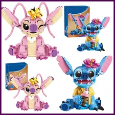 New Stitch Angel CP Building Blocks 2025 - Large Piece Cartoon Toys with Moving