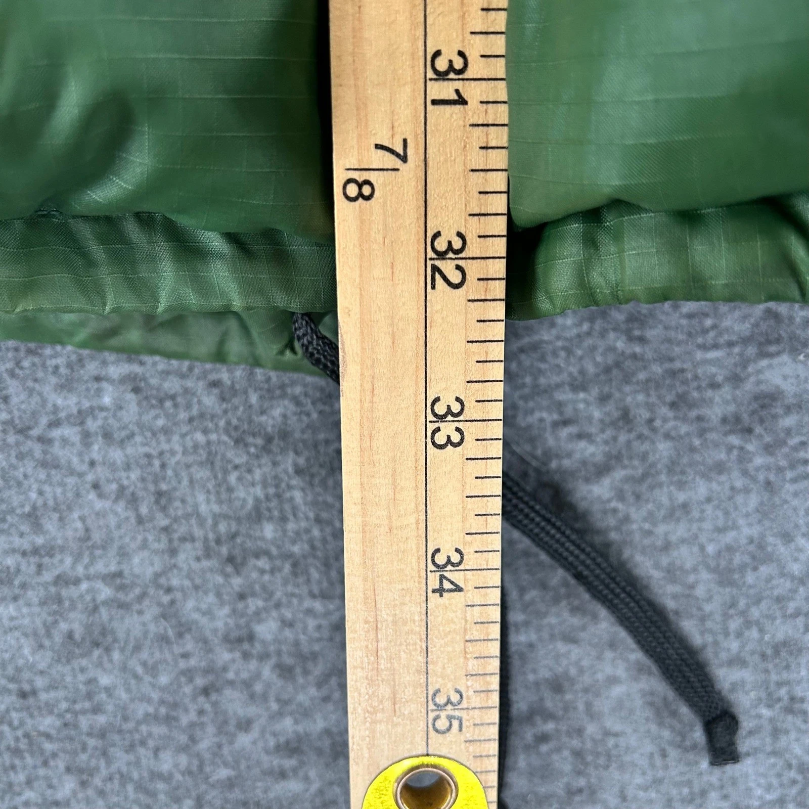 Vintage Frostline Kit Goose Down Puffer Jacket Green Ripstop Mens Large 70s/80s - product detail image 8