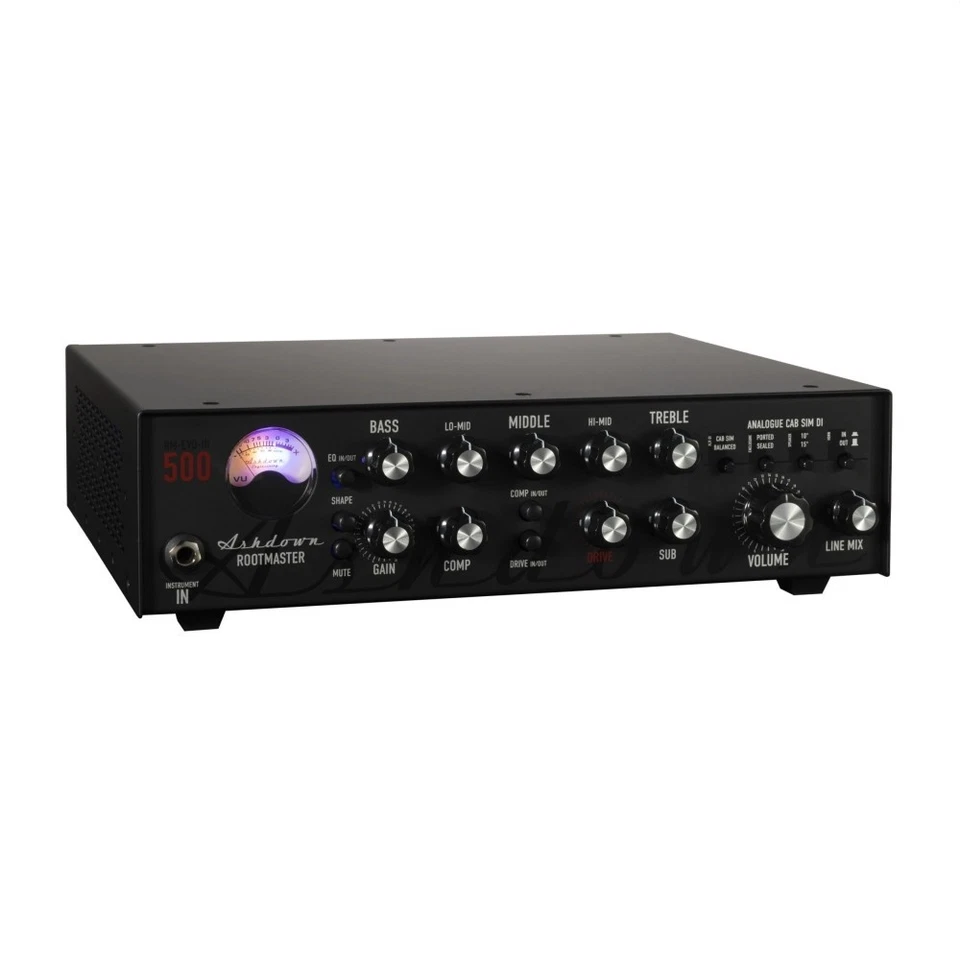 ASHDOWN RM500 EVOIII Lightweight Compact Full Feature 500w Bass Head Amplifier - Image 3 of 4