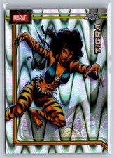 2026 Topps Chrome Marvel Comics #179 Tigra RayWave Refractor