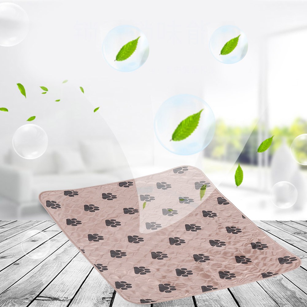 Reusable Waterproof Dog Pee Pad Bed Urine Mat For Pet Dogs Cats L