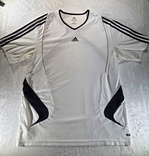 adidas Clima365 Men’s XL V-Neck Soccer Jersey T-Shirt Breathable Mesh - 0023