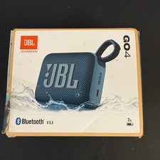 Authentic JBL GO4 Portable Waterproof Wireless Speaker - BLUE Brand New