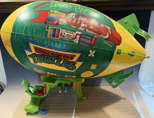 PlaymatesToys Teenage Mutant Ninja Turtles • Blimp II • 1991 Original Complete