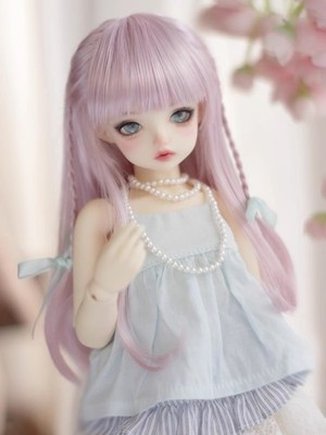 1/6 1/4 1/3 Braids Hairs Long Straight Hair Faux Mohair Silk Wig Fit BJD Doll