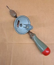 Vintage Stanley Handyman egg beater style single low geared hand drill and 1 bit