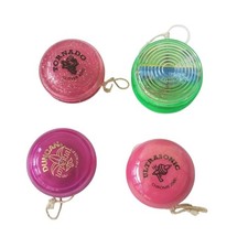 Vintage Yo-Yo Lot Duncan, Ultrasonic Chrome, Tornado, Light Up Lot Of 4