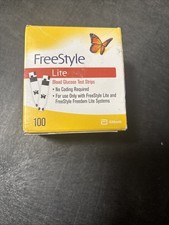 freestyle lite test strips 100 30 . Exp 10/31/26