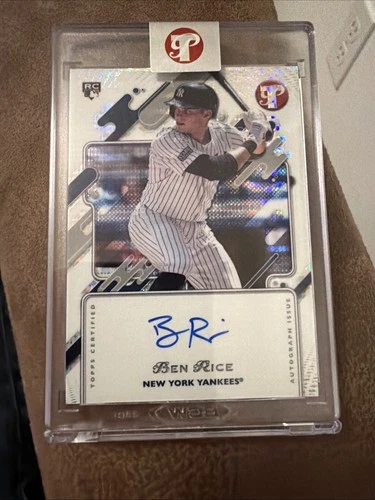 Ben Rice 2025 Topps Pristine Refractor Auto Yankees