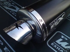 Yamaha FZ1-N FZ1 N Year 2006- Black Round Exhaust Can, Road Legal, DB Killer