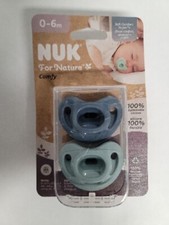 Nuk for Nature Comfy 100 Sustainable Silicone Pacifier 0-6m - 2 pack