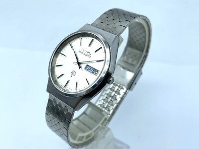 Vintage SEIKO KING QUARTZ Watch Twin Quartz Overhauled Day