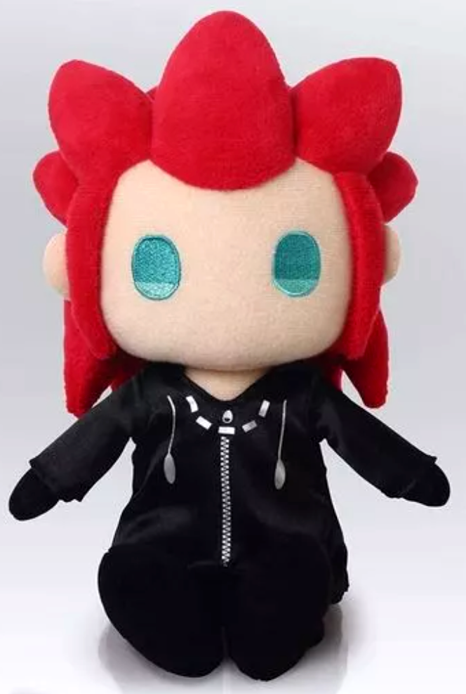 Secondhand Kingdom Hearts Axel Plush Red Stuffed Toy from Japan