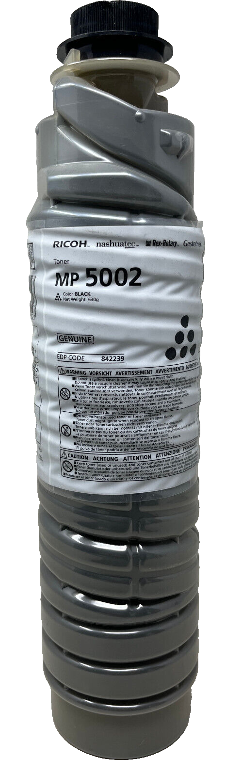 RICOH 842239 842077 MP 5002 TONER ORIGINALE AFICIO MP 3500/MP 4000/MP 4500