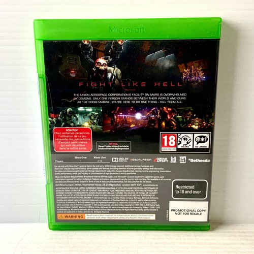 Doom - Promo - Xbox One - Probado y funcionando - ¡Envío gratuito! - Imagen 2 de 4