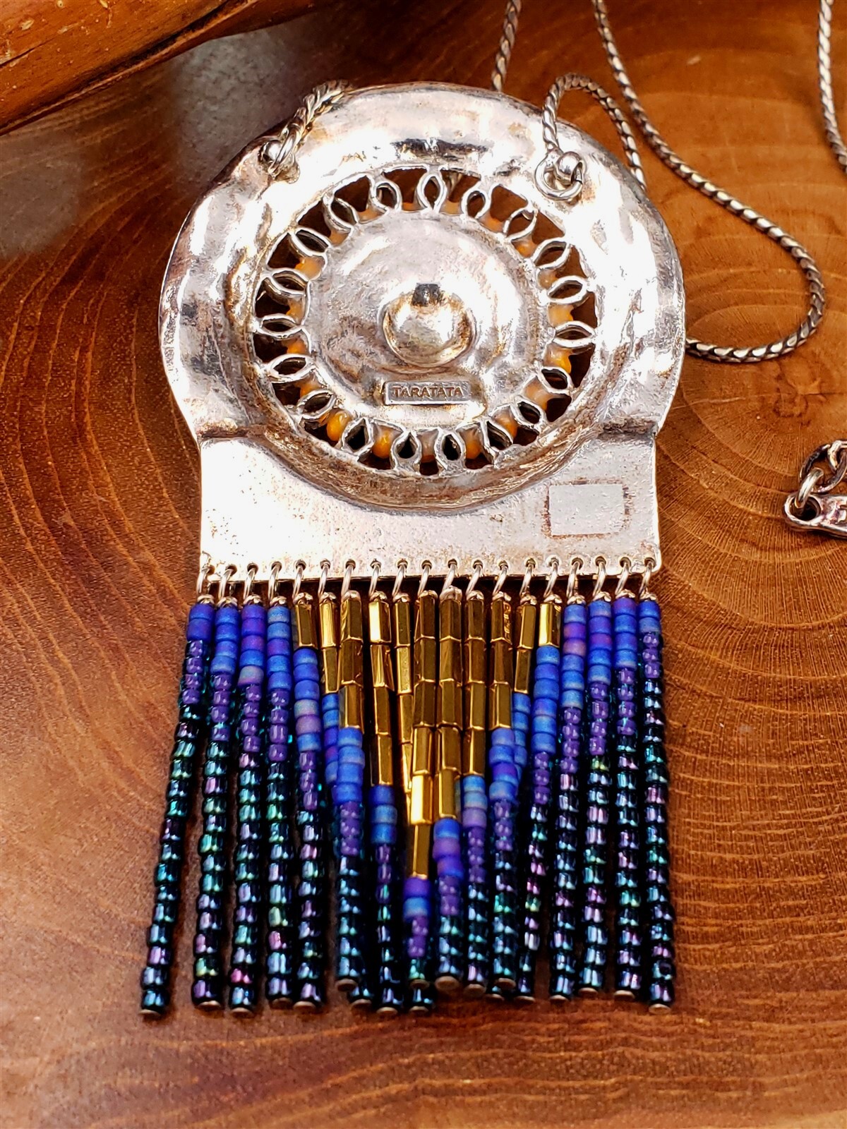 Taratata Necklace -  Beaded  Hand-crafted - image 8