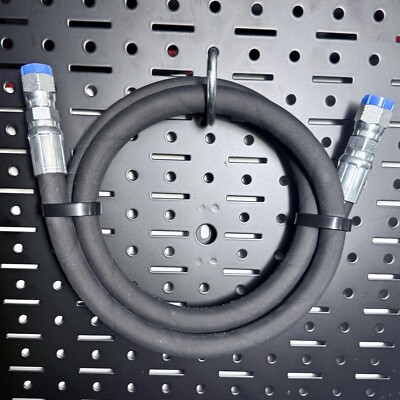 1/4'' x 120  2-Wire Hydraulic Hose Assembly with 3/8 Female JIC37° End, #6 JIC