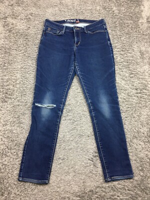 Levi Denizen Skinny Jeans Womens Size 6M Blue Denim Dark Wash