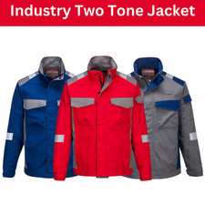 Image of Bizflame Industry Flame Resistant Two Tone FR Jacket FR Trousers Safety Workwer