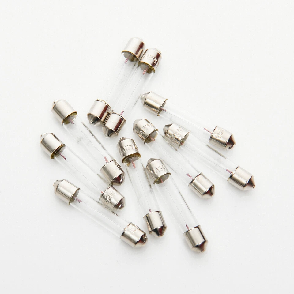 10 x 36V 85mA 3W / 3 Watt / S6 6x36mm Soffitte Miniaturlampe Glühlampe Miniature - Bild 2 von 3