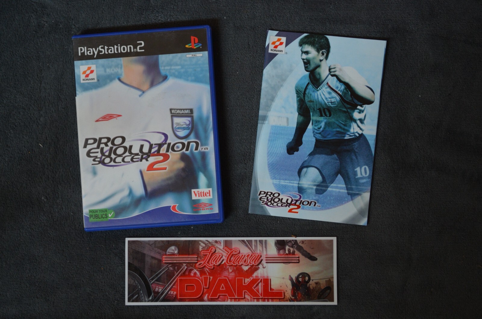 PES 2 Pro Evolution Soccer 2 complet sur Playstation 2 - PS2 FR TTBE