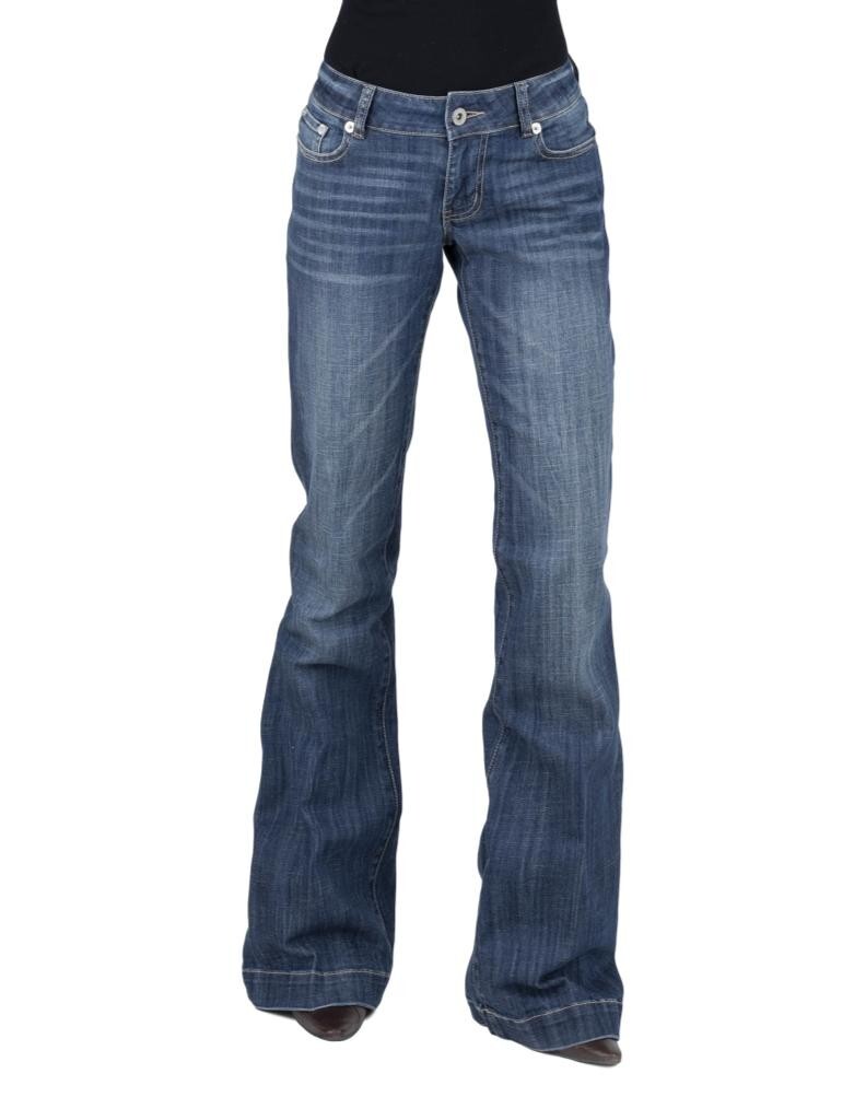 Stetson Women's Bootcut Jeans - 4 X-Long, Stretch Denim, Slim Fit Thigh & Knee, Low Rise - View #13