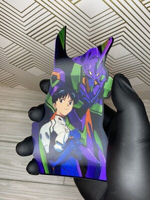 Neon Genesis Evangelion Shinji Ikari 3D Lenticular Motion Car Sticker Decal