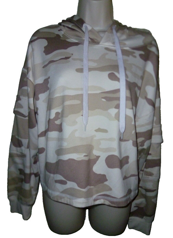 DEREK HEART**Women's Cropped Sweatshirt Hoodie Sz((S/M))95% Cotton*5% Polyester.