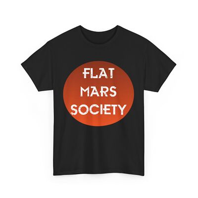 Astronaut Shirt, Flat Mars Society Space Lovers Women Men T-shirt 