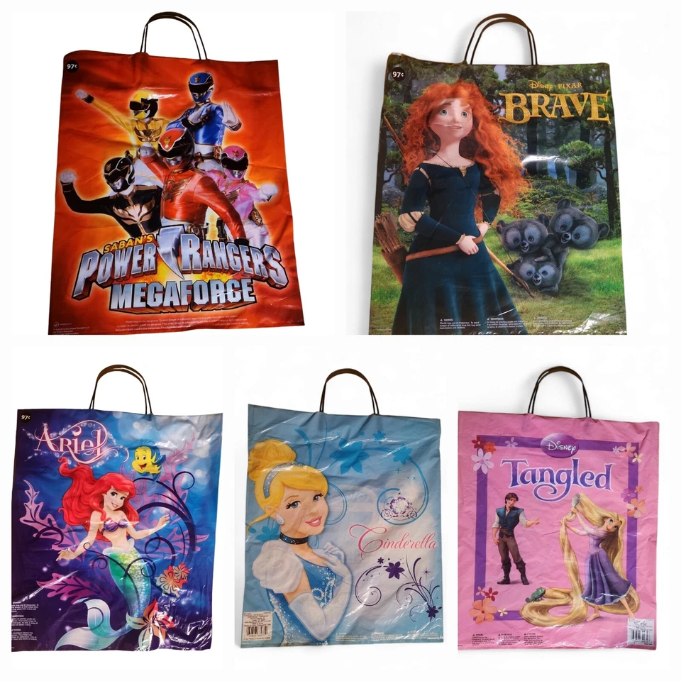 36 bolsas grandes de plástico truco regalo asas niños cumpleaños Disney AVENGERS Foto 2 de 4