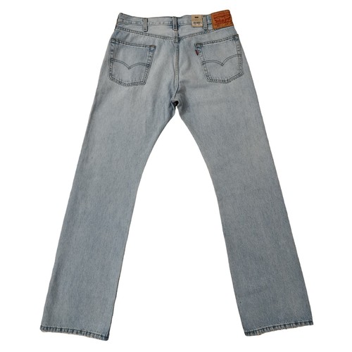 Levi's 517 Bootcut Jeans Regular Straight Fit Cotton Zip Fly Mid Wash Men's - Picture 2 of 15