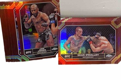2024 Topps Chrome UFC Base Magenta Refractor 1 - 200 - COMPLETE YOUR SET - PYC