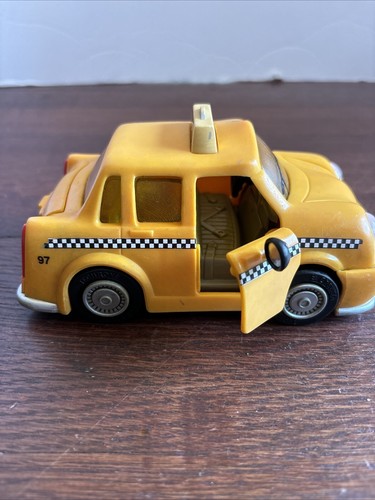 Vintage Chevron Cars 1997 Tyler Yellow Taxi Cab 6" Car - Bild 3 von 11