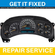2003-06 GMC Sierra Instrument Gauges Speedometer Cluster REPAIR SERVICE
