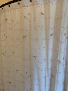 Euc Pottery Barn Kids Mermaid Shower Curtain Ebay